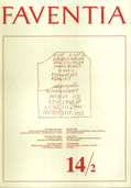 Faventia Any: 1992 Vol.: 14 Núm.: 2